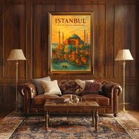 City of Bridges and Dreams Istanbul Poster
