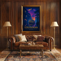 Louisiana A Dreamscape of Culture Poster