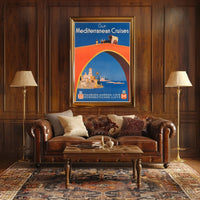 Mediterranean Cruises Advertisement Poster