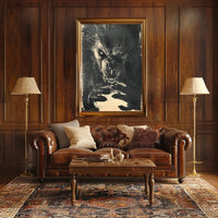The Beast Within Art Print Poster for Home Decor and Wall Art PosterGoat