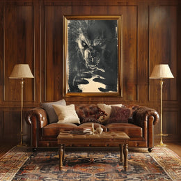 The Beast Within Art Print Poster for Home Decor and Wall Art PosterGoat