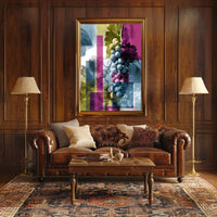 Abstract Grapes Abstract Poster