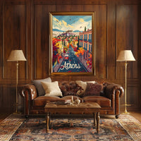 Athens in Autumn Poster