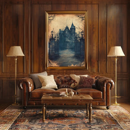 Victorian Mystery Mansion Cultural or Heritage Poster
