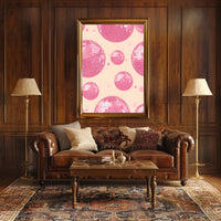 Pink Disco Balls Pop Culture Poster PosterGoat