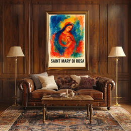 Saint Mary Di Rosa Poster