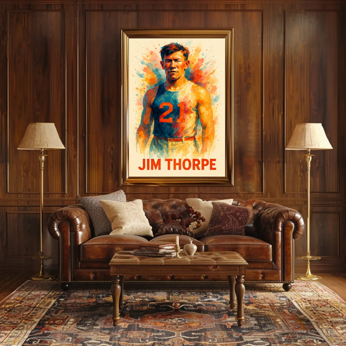 Jim Thorpe Athletic Legend Poster