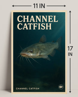 Channel Catfish Poster PosterGoat