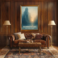 Mammoth Cave National Park Landscape Travel Art Print Poster