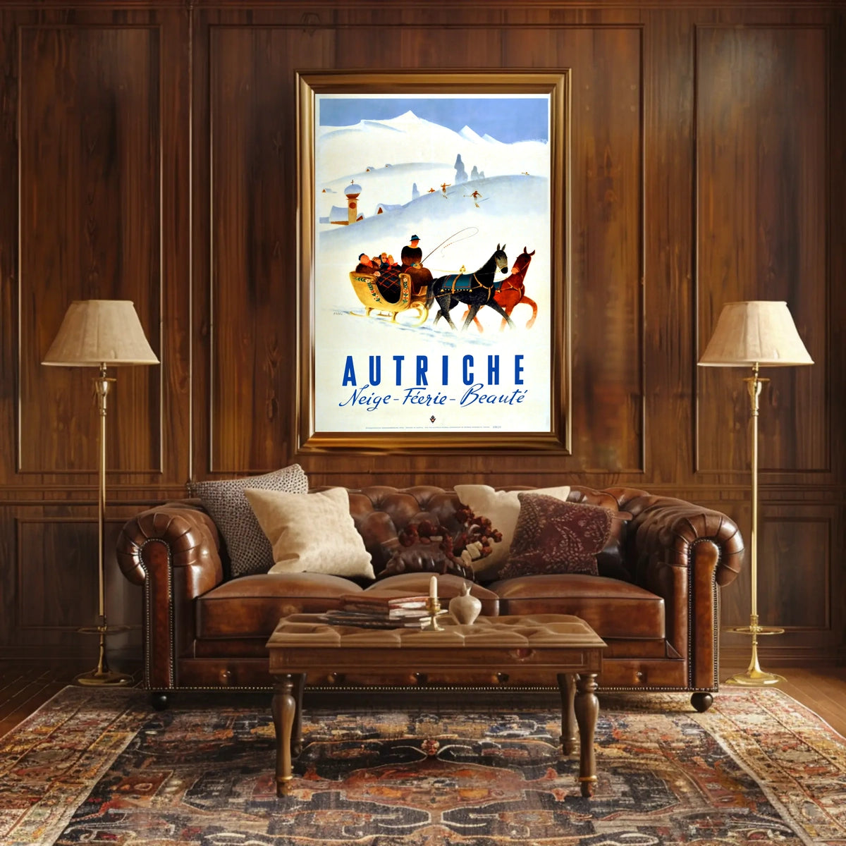 Winter Wonderland In Austria Poster