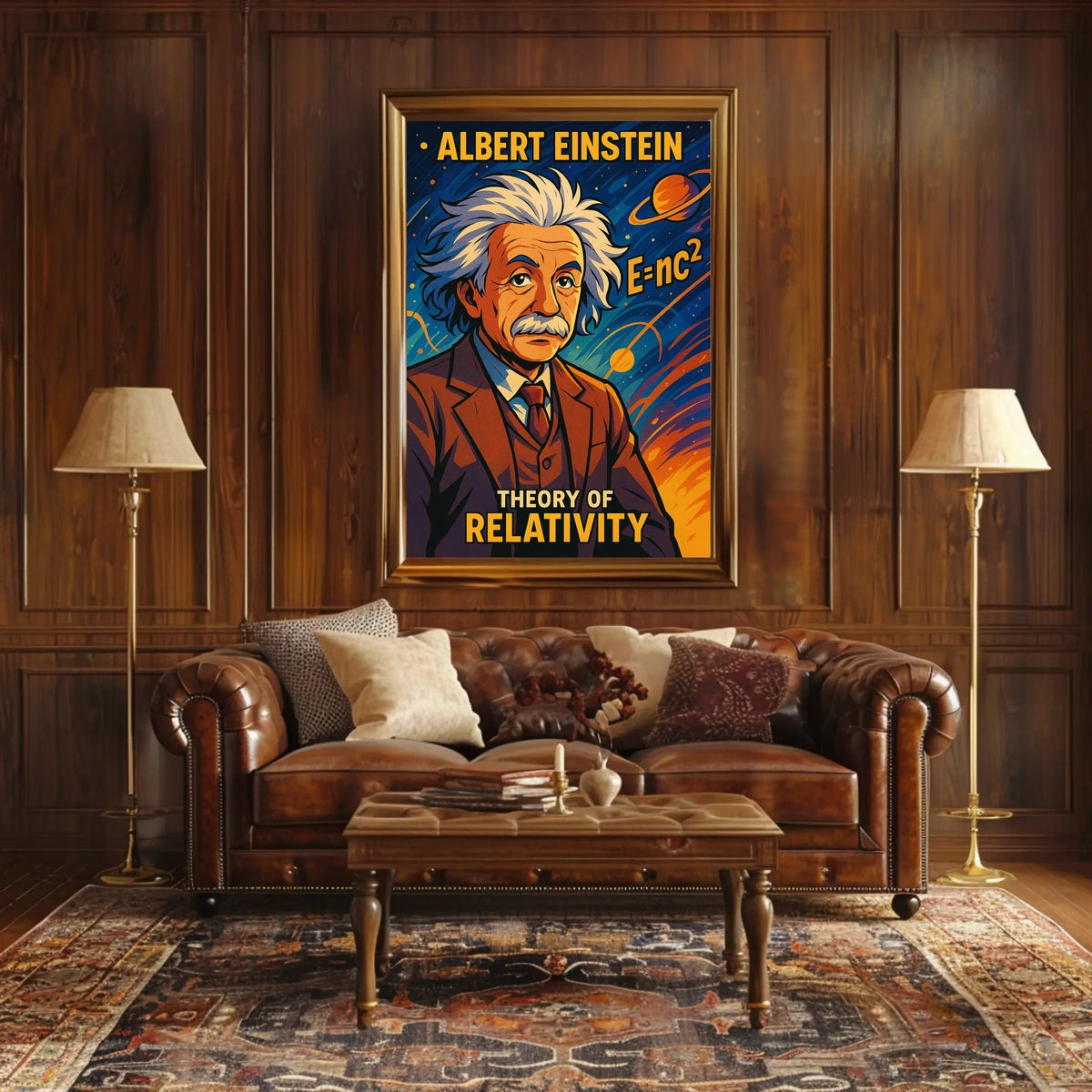 Albert Einstein Theory Of Relativity Poster