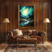 Scenic River Landscape National Park Poster