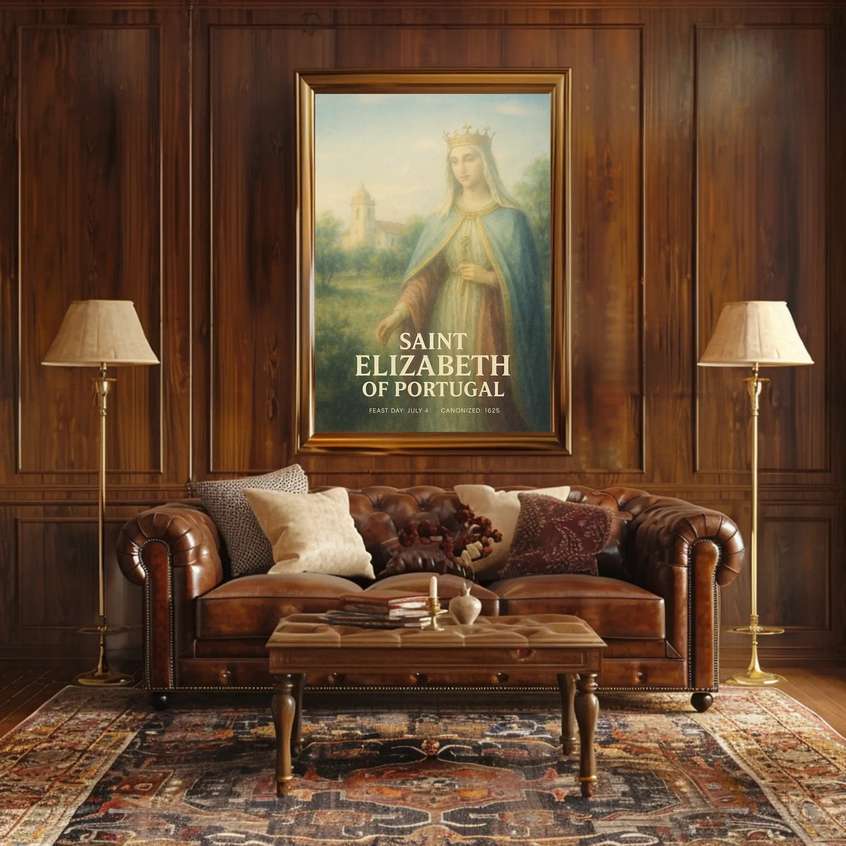 Saint Elizabeth Of Portugal Poster