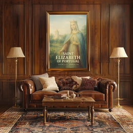 Saint Elizabeth Of Portugal Poster