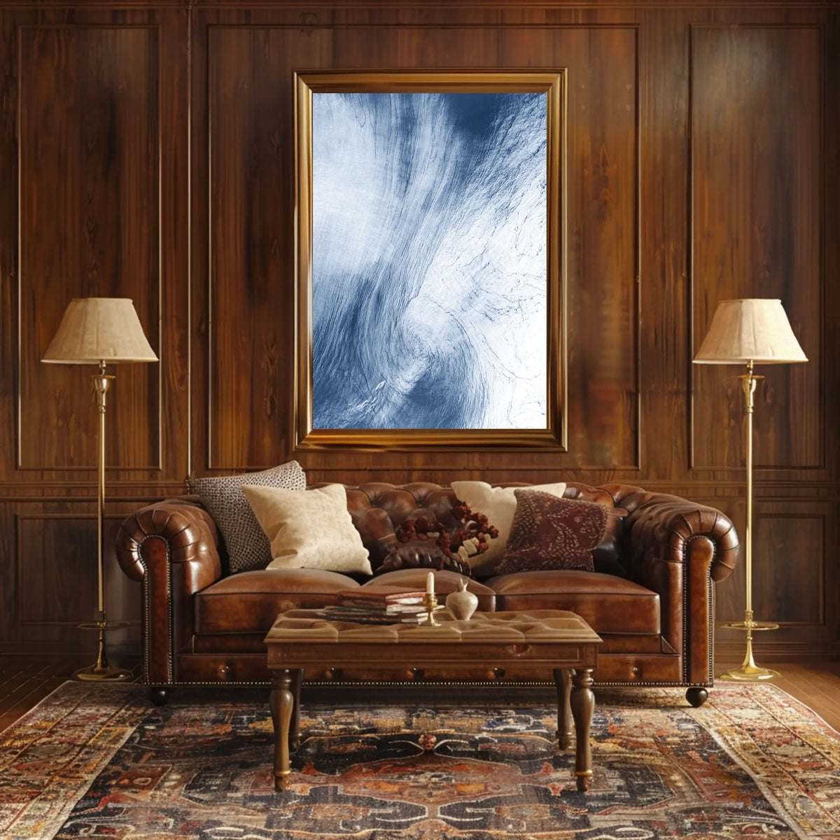 Abstract Oceanic Swirl Abstract Poster
