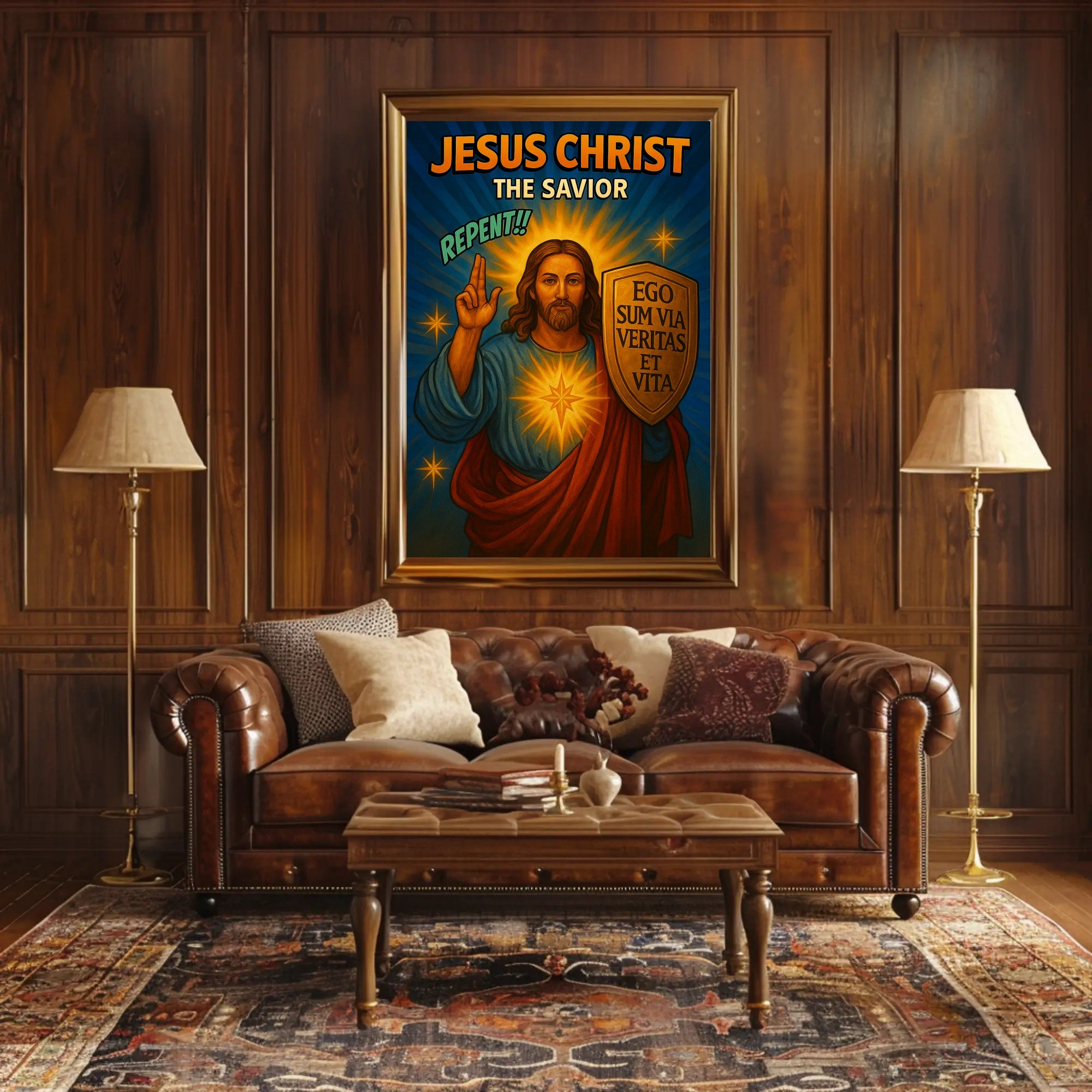 Jesus Christ – The Savior Poster PosterGoat