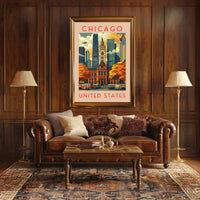 Chicago Cityscape Poster