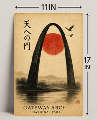 Gateway Arch Cultural Fusion National Park Poster