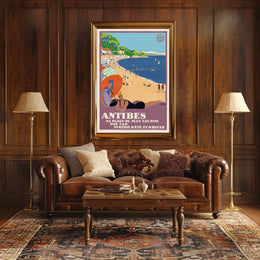 Antibes A Timeless Destination Poster