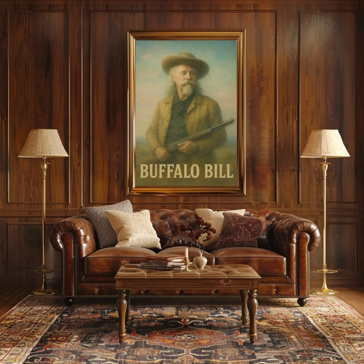 "Buffalo Bill Western Attire Cultural or Heritage Poster"