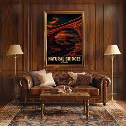 Natural Bridges of Utah Poster