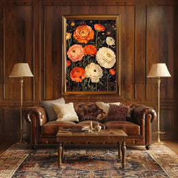 Floral Elegance Wall Art Print for Home Decor