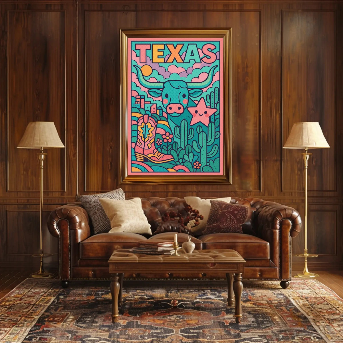 Texas Vibes Poster