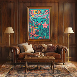 Texas Vibes Poster