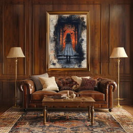 Haunting Gothic Scene Art Print - Abstract or Artistic Poster