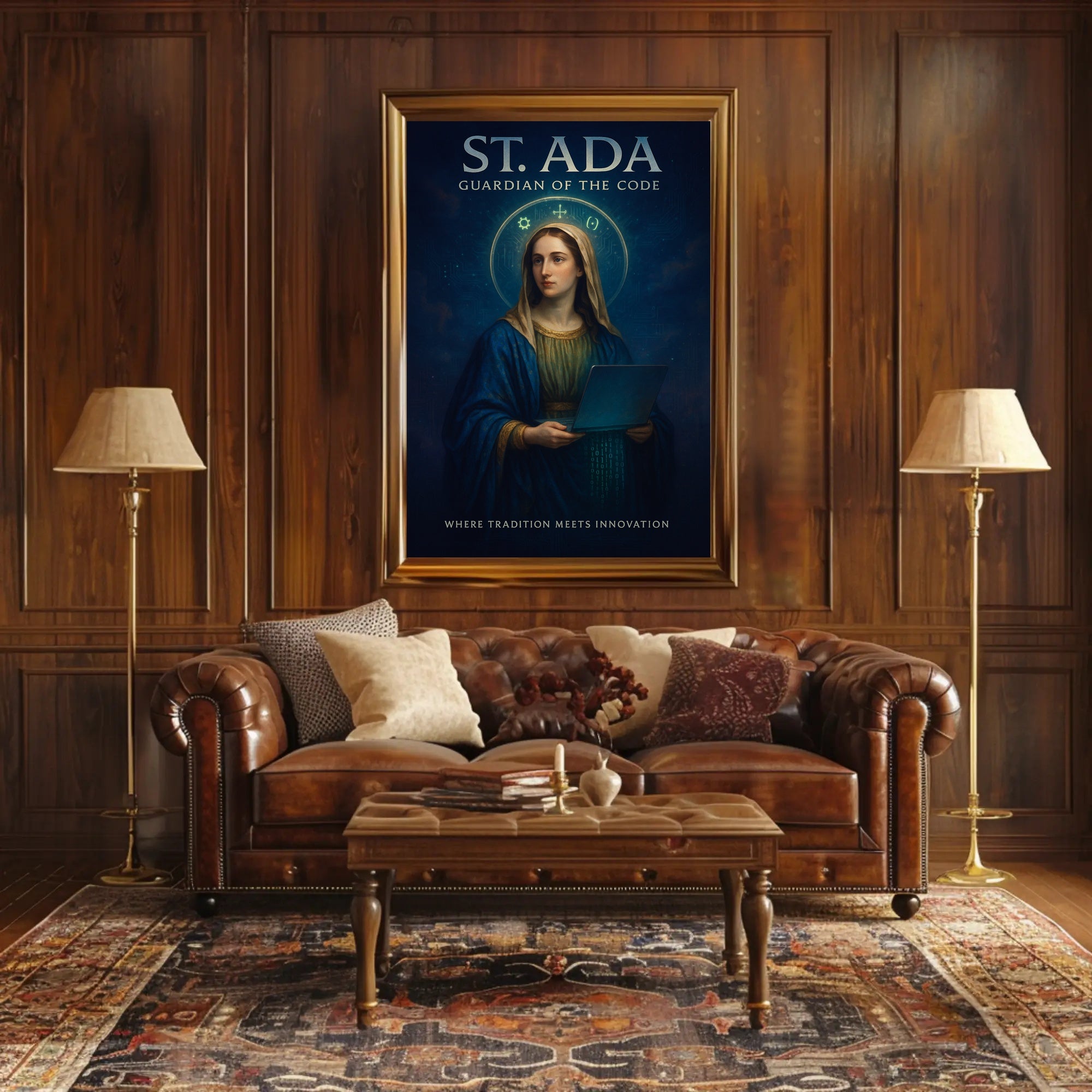 St. Ada Guardian of the Code Poster PosterGoat