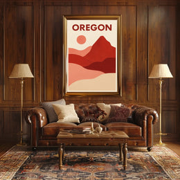 Oregon Landscape Art Poster