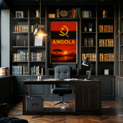 Angola Cultural Revolution Pride Heritage Poster