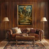 Lassen Volcanic California Poster