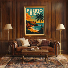 Puerto Rico Travel Poster