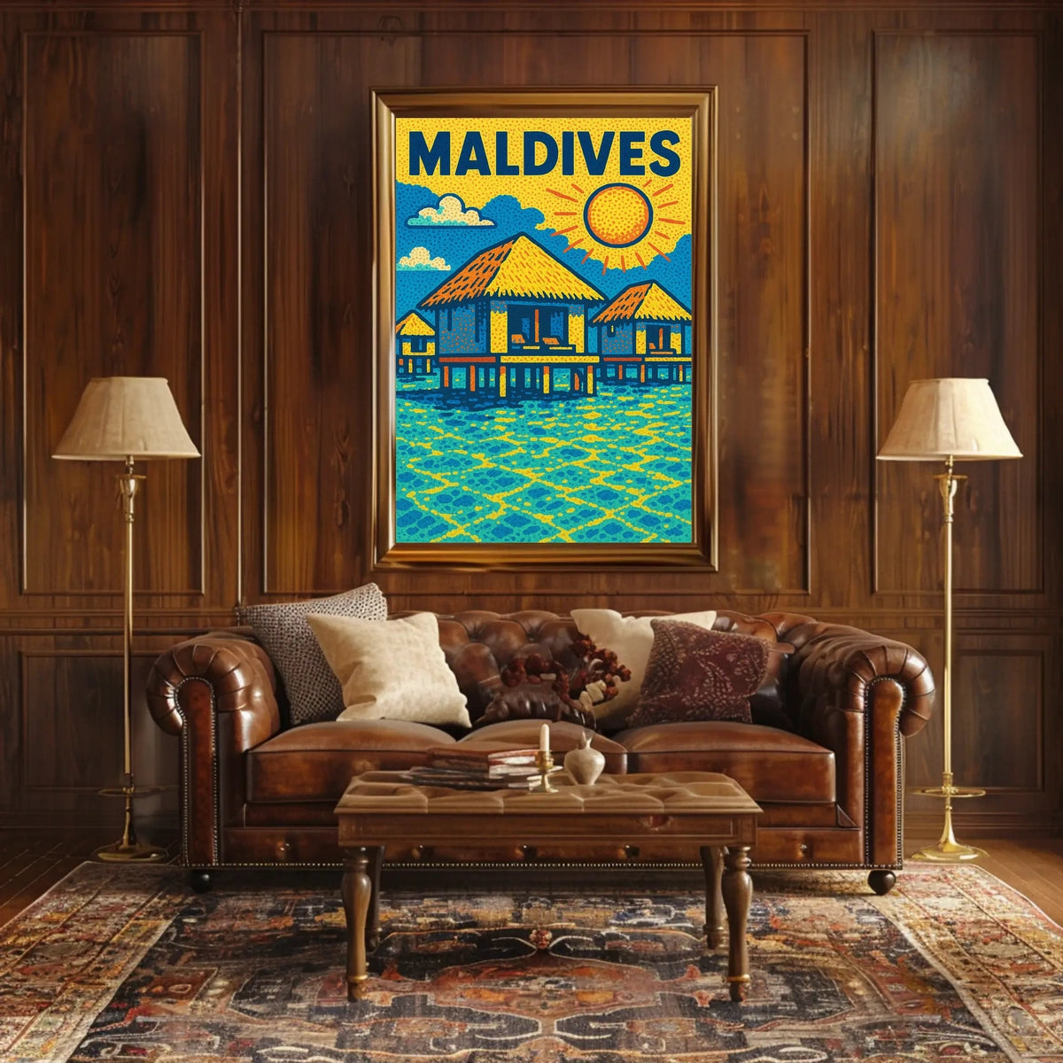 Maldives Paradise Poster