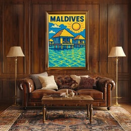 Maldives Paradise Poster