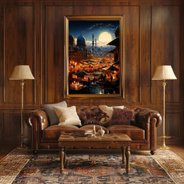 Moonlit Bazaar Poster