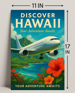Discover Hawaii Wall Art Print Decor PosterGoat