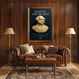 Martin Van Buren Presidential Historical Poster PosterGoat