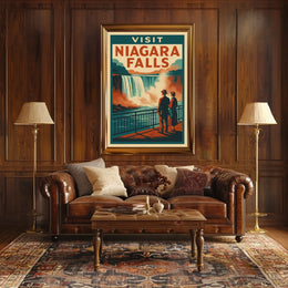Visit Niagara Falls Poster