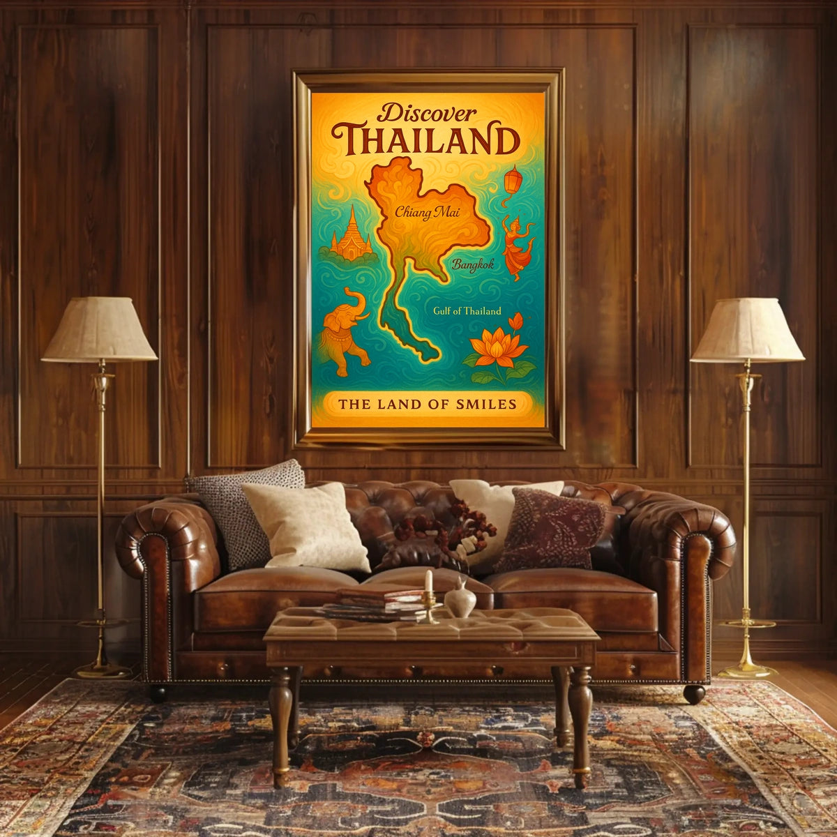 Thailand Travel Landmarks Culture Posters Poster