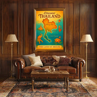 Thailand Travel Landmarks Culture Posters Poster