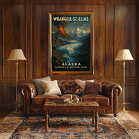 Wrangell-St. Elias National Park Poster