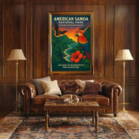 American Samoa's Pristine Beauty National Park Poster