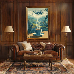 Medellin Coffee Experience Poster