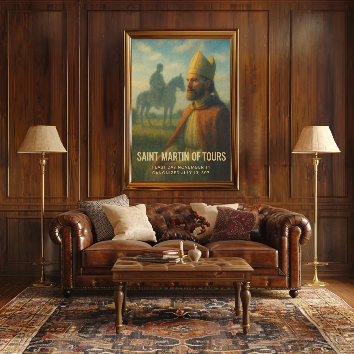 Saint Martin Of Tours Poster