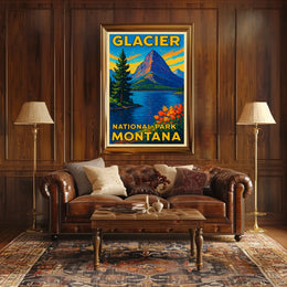 Glacier National Park Montana Poster