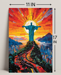 Radiant Christ The Redeemer Poster