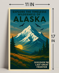 Explore The Wilderness Of Alaska Poster PosterGoat