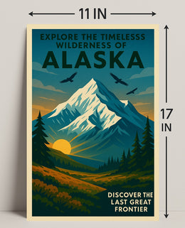 Explore The Wilderness Of Alaska Poster PosterGoat